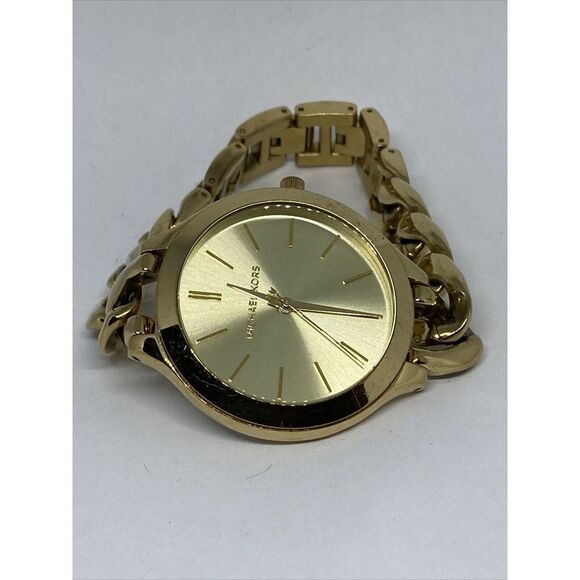 Michael Kors Runway MK3222 Womens Stainless Steel Analog Dial Quartz Watch MP783 - Picture 7 of 9